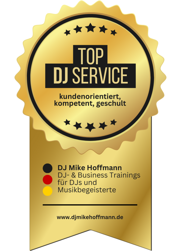 Siegel DJ Schule Mike Hoffman für Hochzeits DJ Lübeck